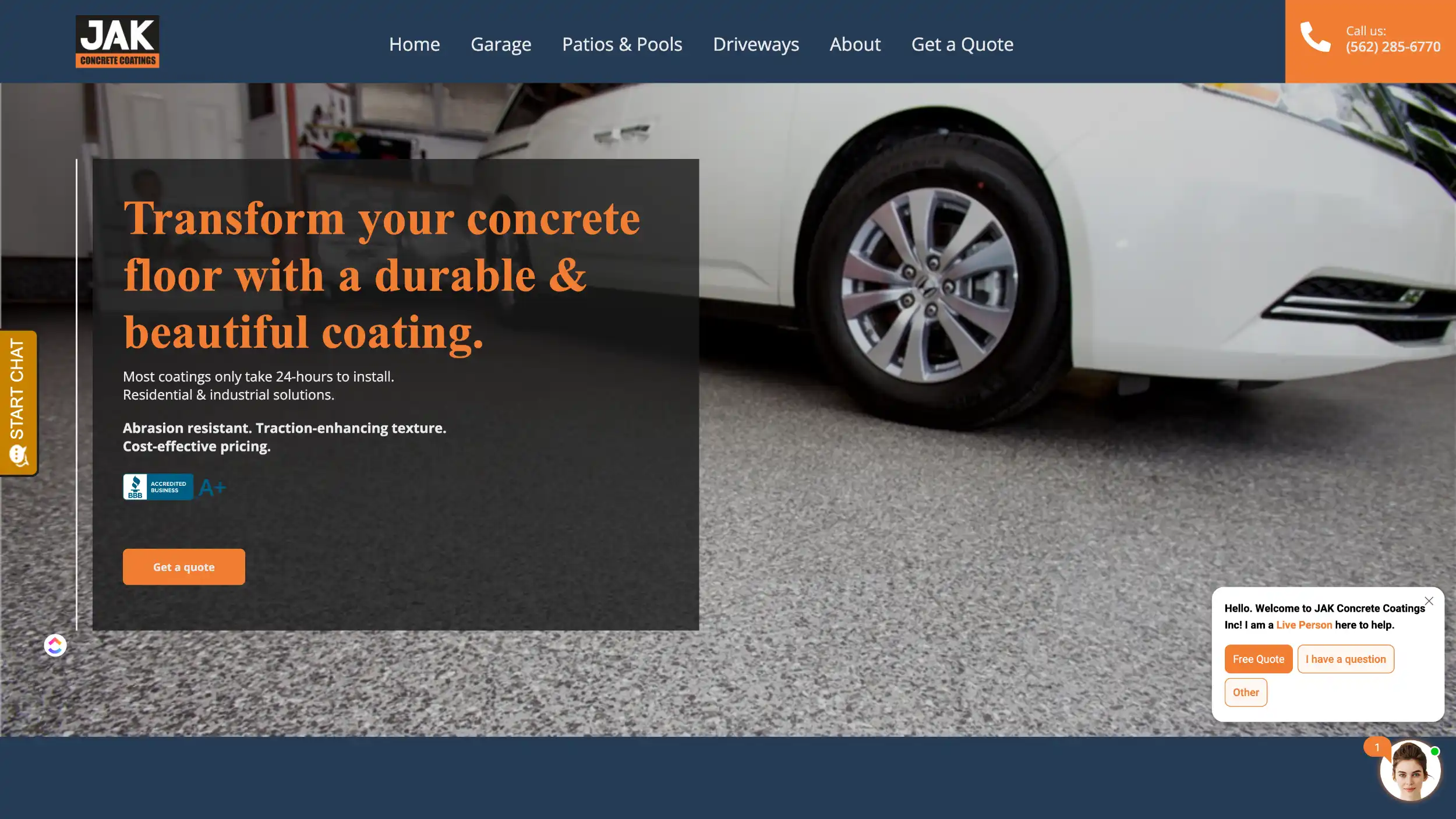 Penntek Poly & Epoxy Floor Coatings by JAK Concrete Coatings